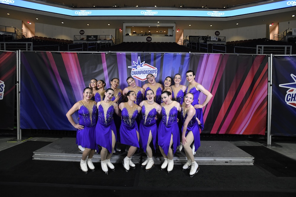 IceSymmetrics performing at the 2024 US Synchronized Skating Championships