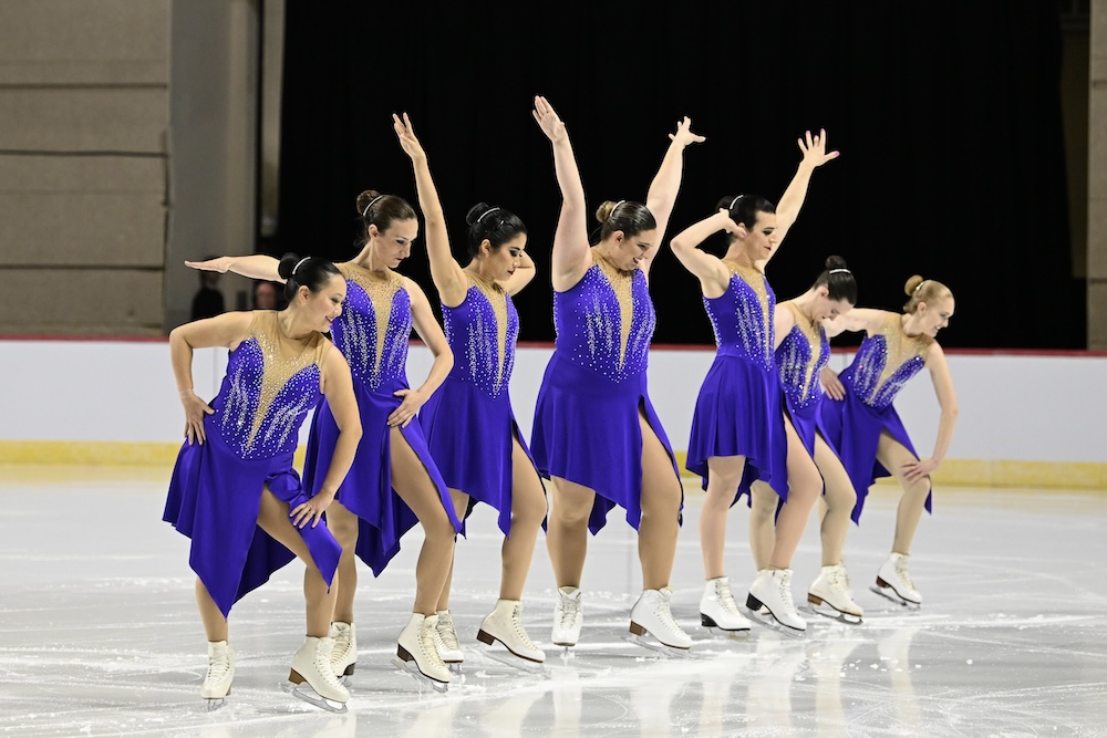 IceSymmetrics performing at the 2024 US Synchronized Skating Championships