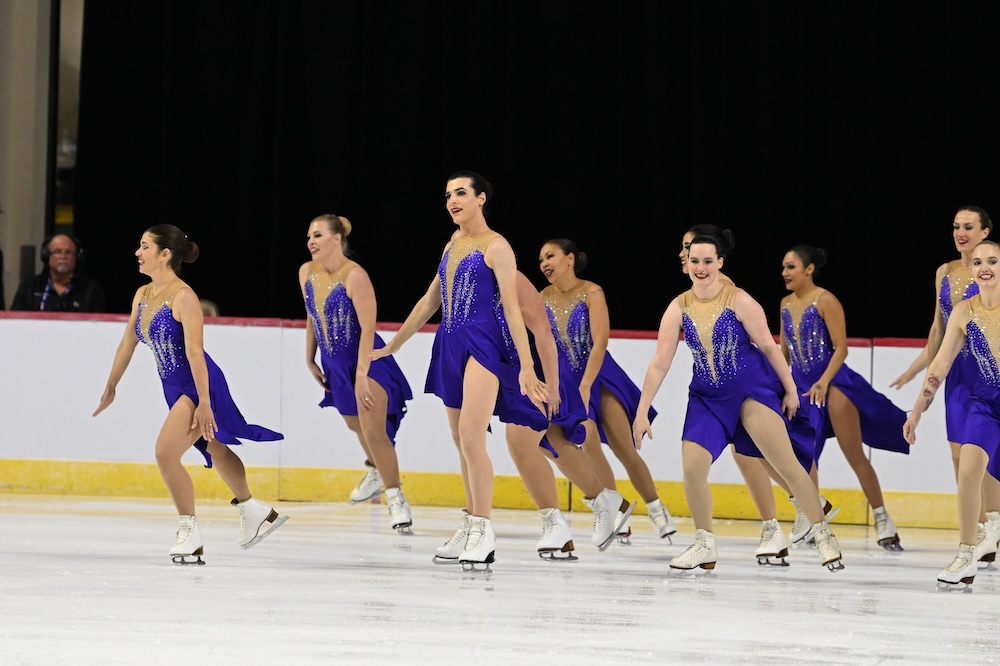 IceSymmetrics performing at the 2024 US Synchronized Skating Championships