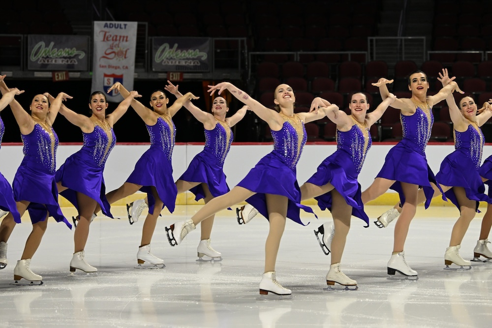 IceSymmetrics performing at the 2024 US Synchronized Skating Championships