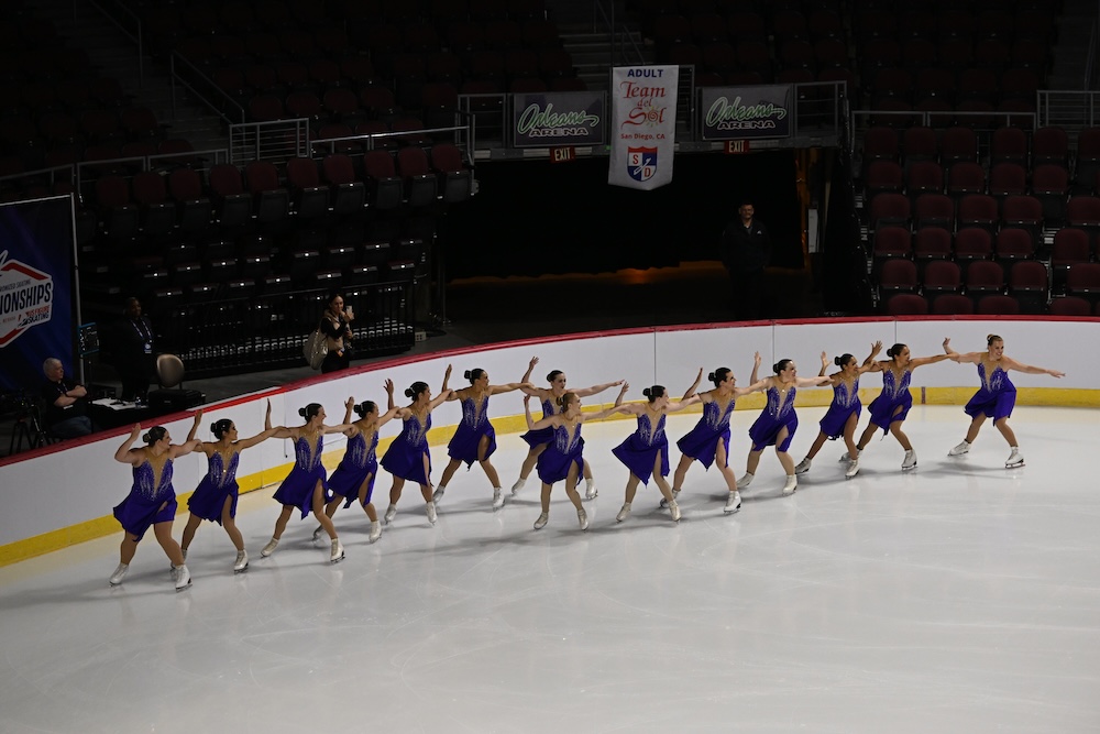 IceSymmetrics performing at the 2024 US Synchronized Skating Championships