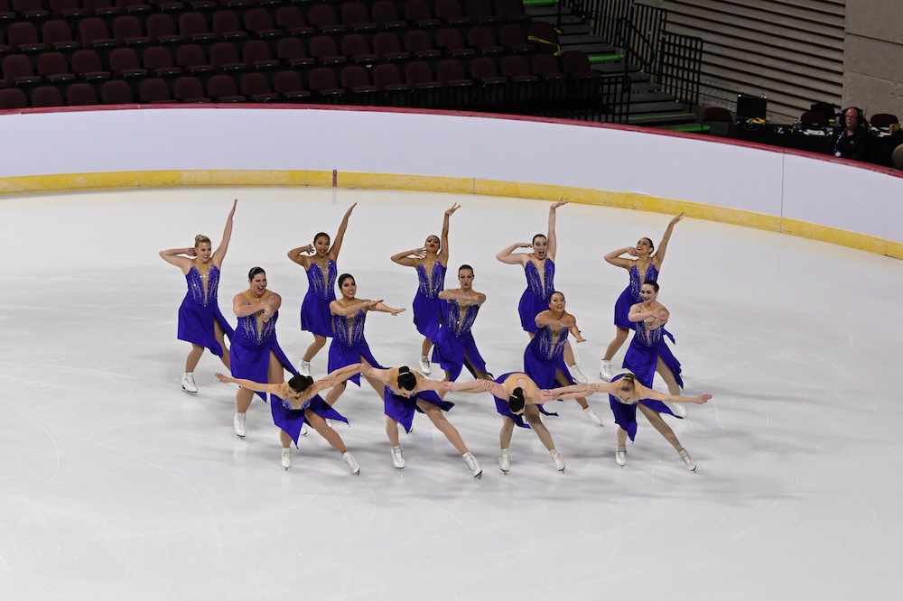 IceSymmetrics performing at the 2024 US Synchronized Skating Championships