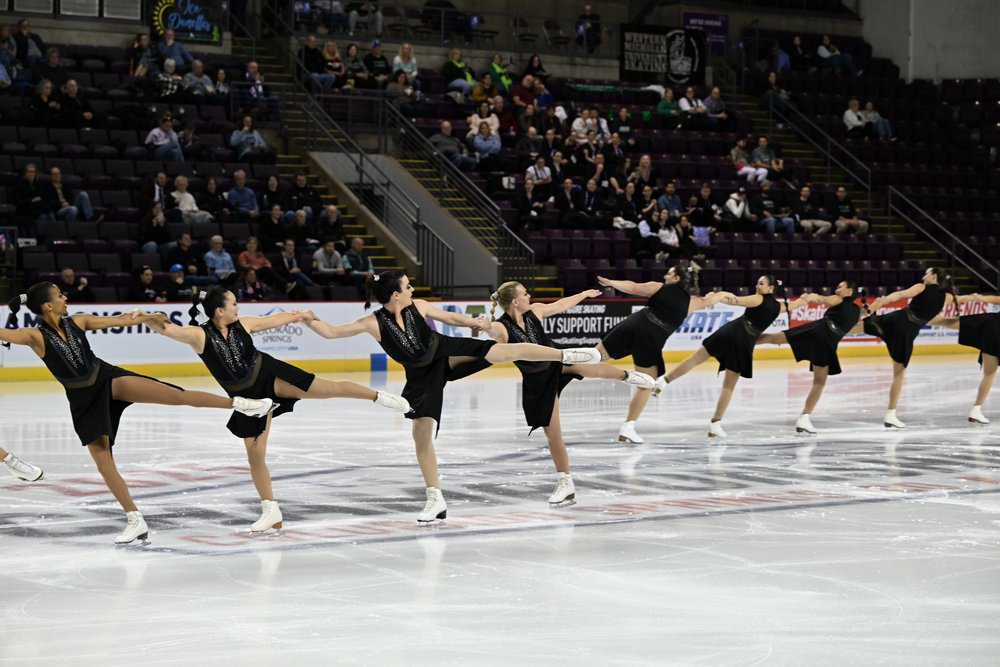 IceSymmetrics performing at the 2025 US Synchronized Skating Championships