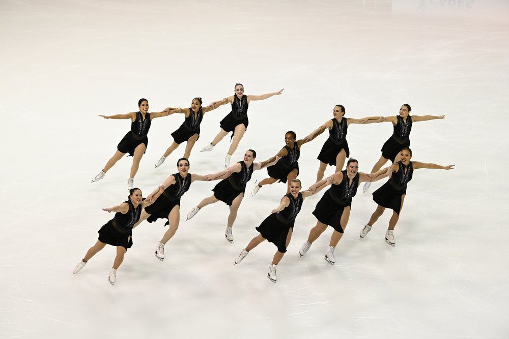 IceSymmetrics performing at the 2025 US Synchronized Skating Championships