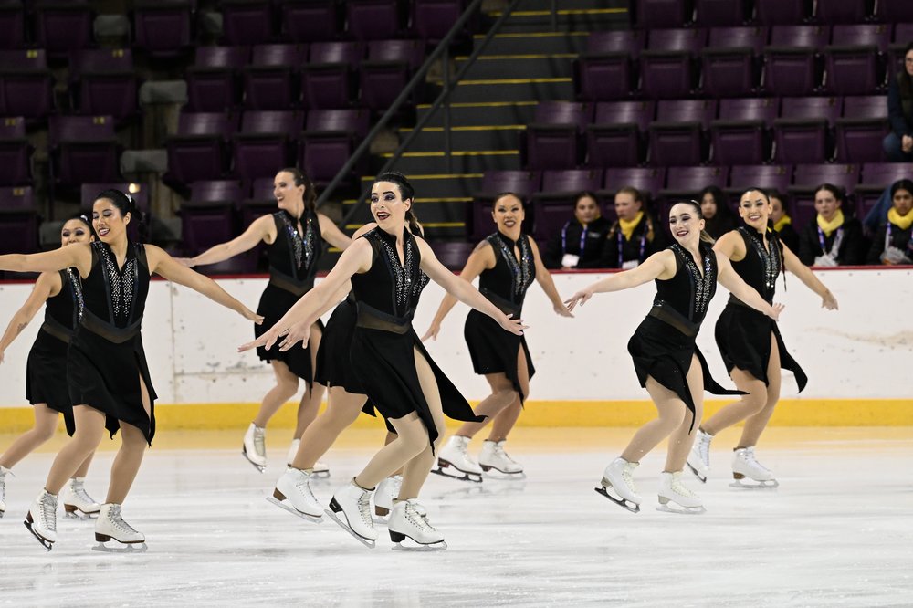 IceSymmetrics performing at the 2025 US Synchronized Skating Championships